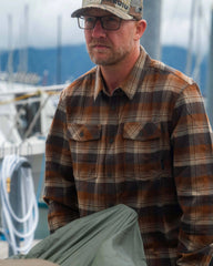 Field Flannel Shirt | Steel Blue Blockline